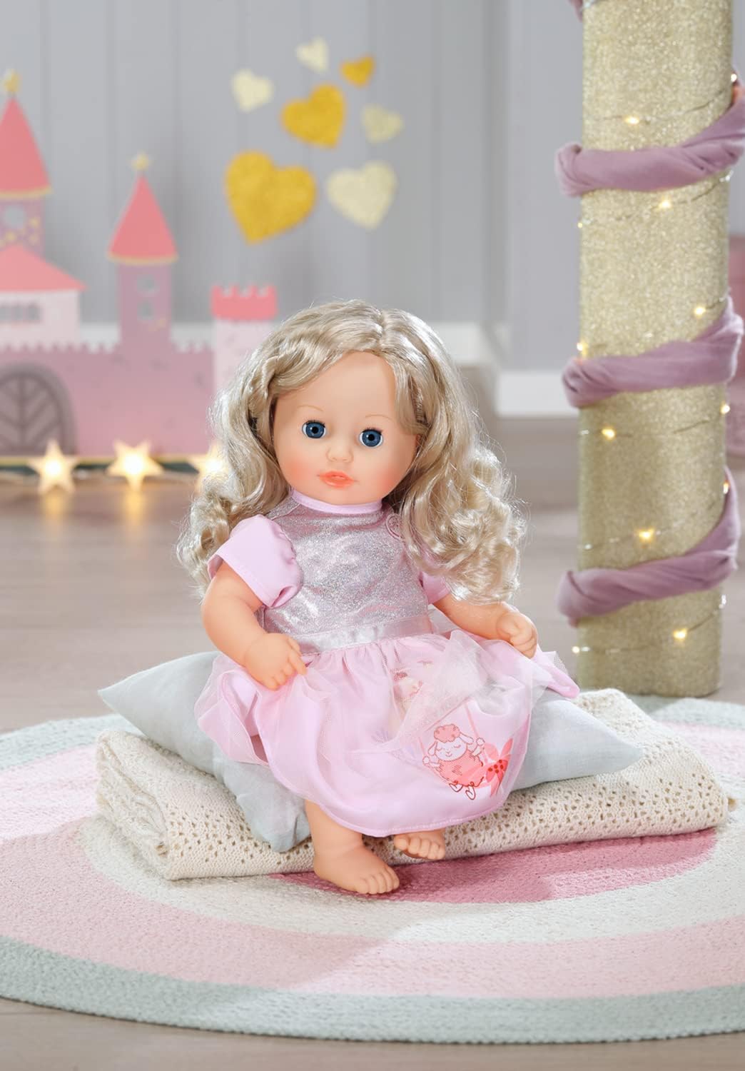 Baby Annabell Little Sweet Dress 36Cm - Princess Themed Dress To Fit Little 36Cm Dolls With Hanger
