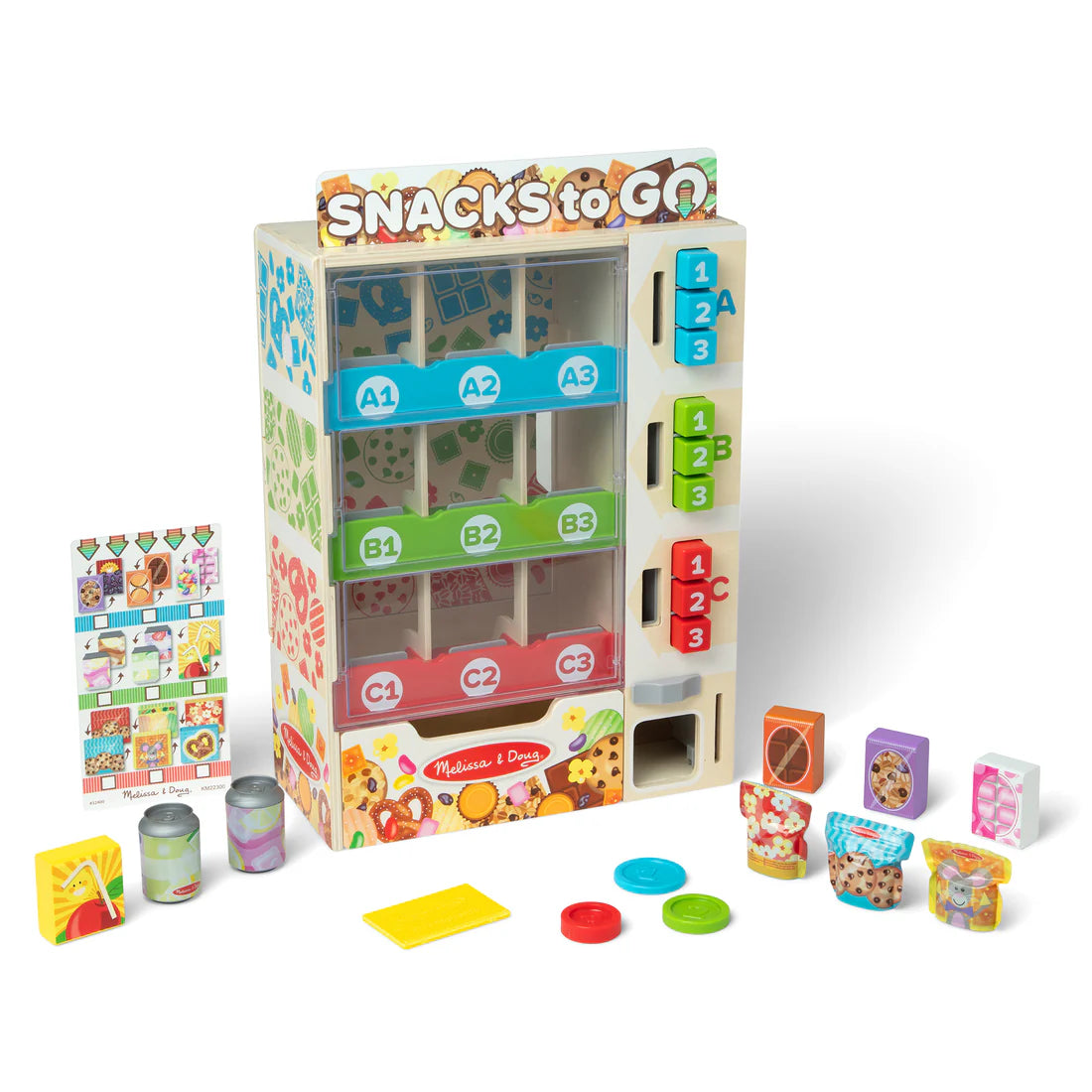 Melissa & Doug Sort-Stock-Select Wooden Vending Machine