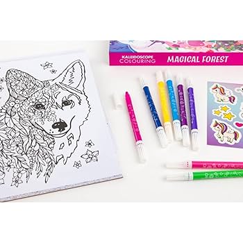Kaleidoscope Colouring Kit: Magical Forest