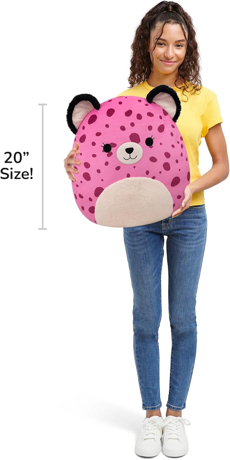 Squishmallows Soft Toy Jalisca The Pink Cheetah 50 Cm