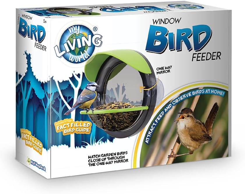 My Living World Window Bird Feeder, Multicolor