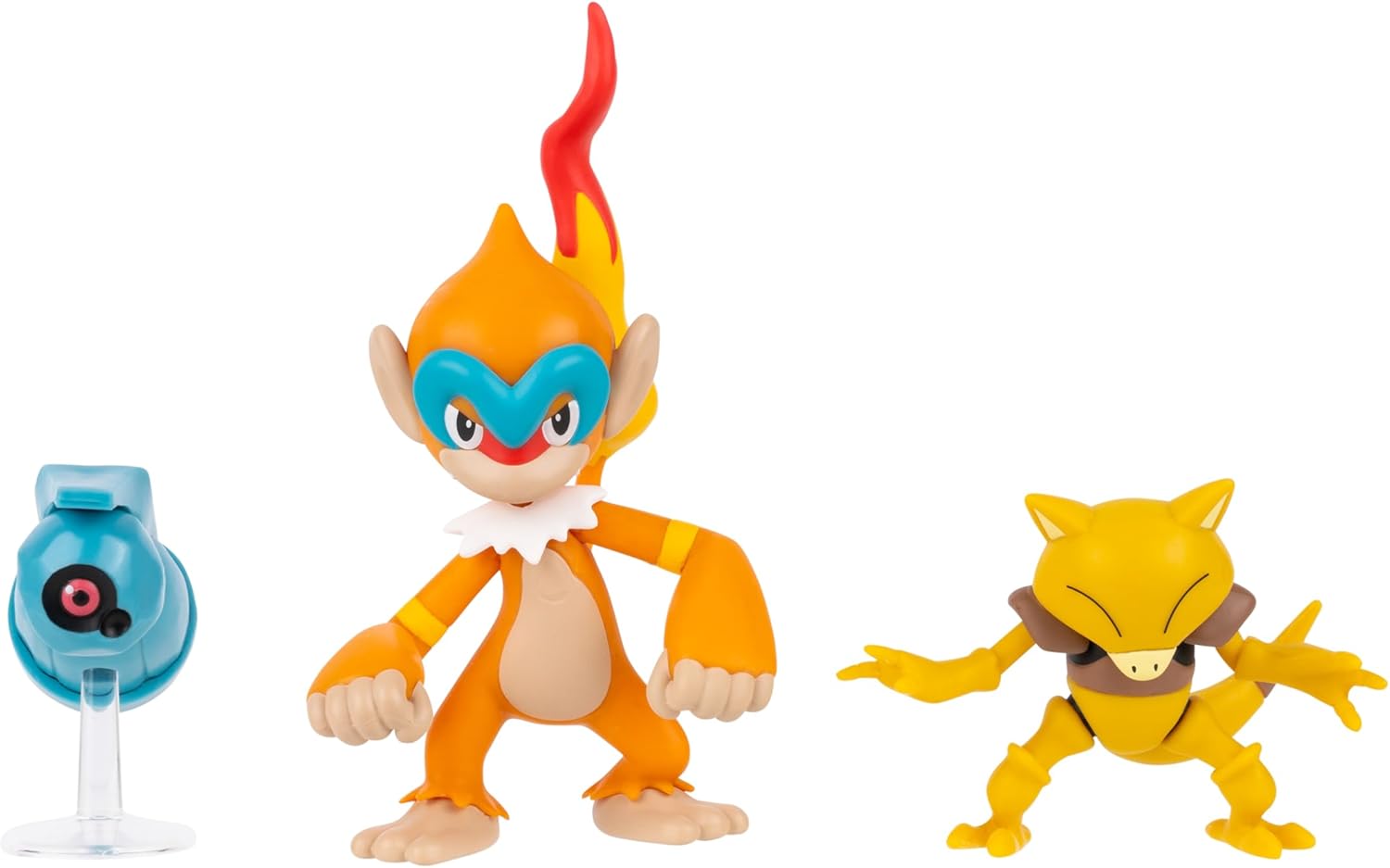 Pokémon Battle Figure Set Tanhel, Abra And Panpyro Official Figures Set