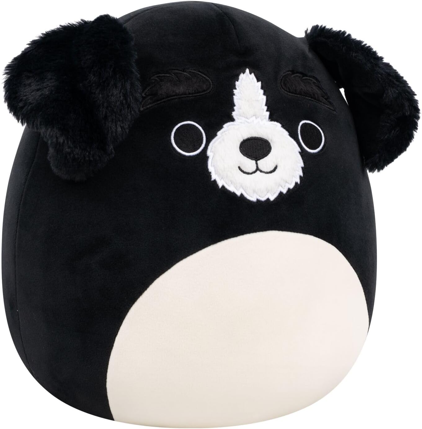 Squishmallows Original 12-Inch Paulie The Black Fuzzy Dog