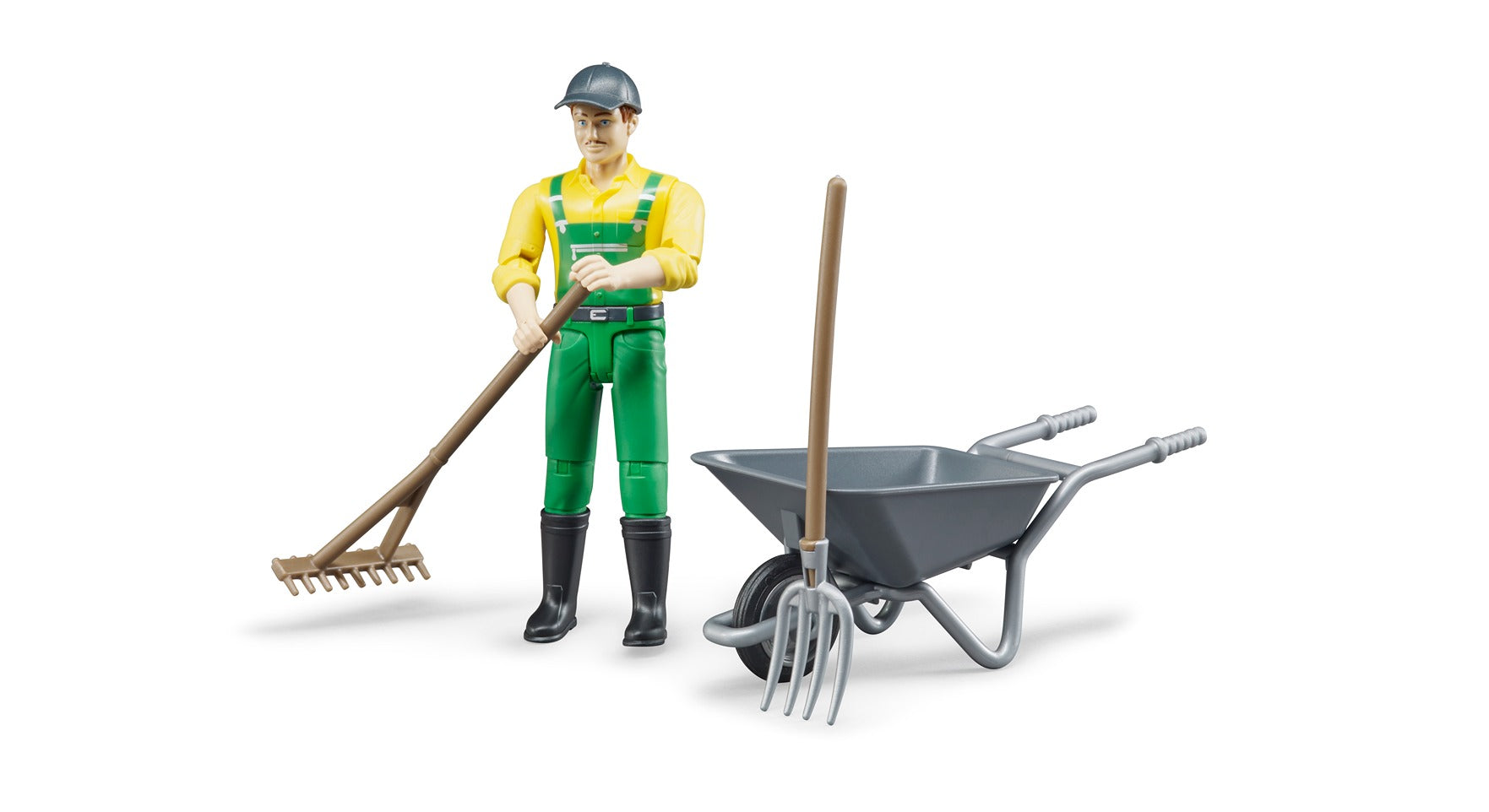 Bruder Figure Set Farmer With Accessories