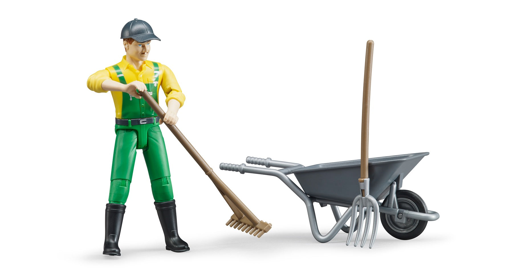 Bruder Figure Set Farmer With Accessories