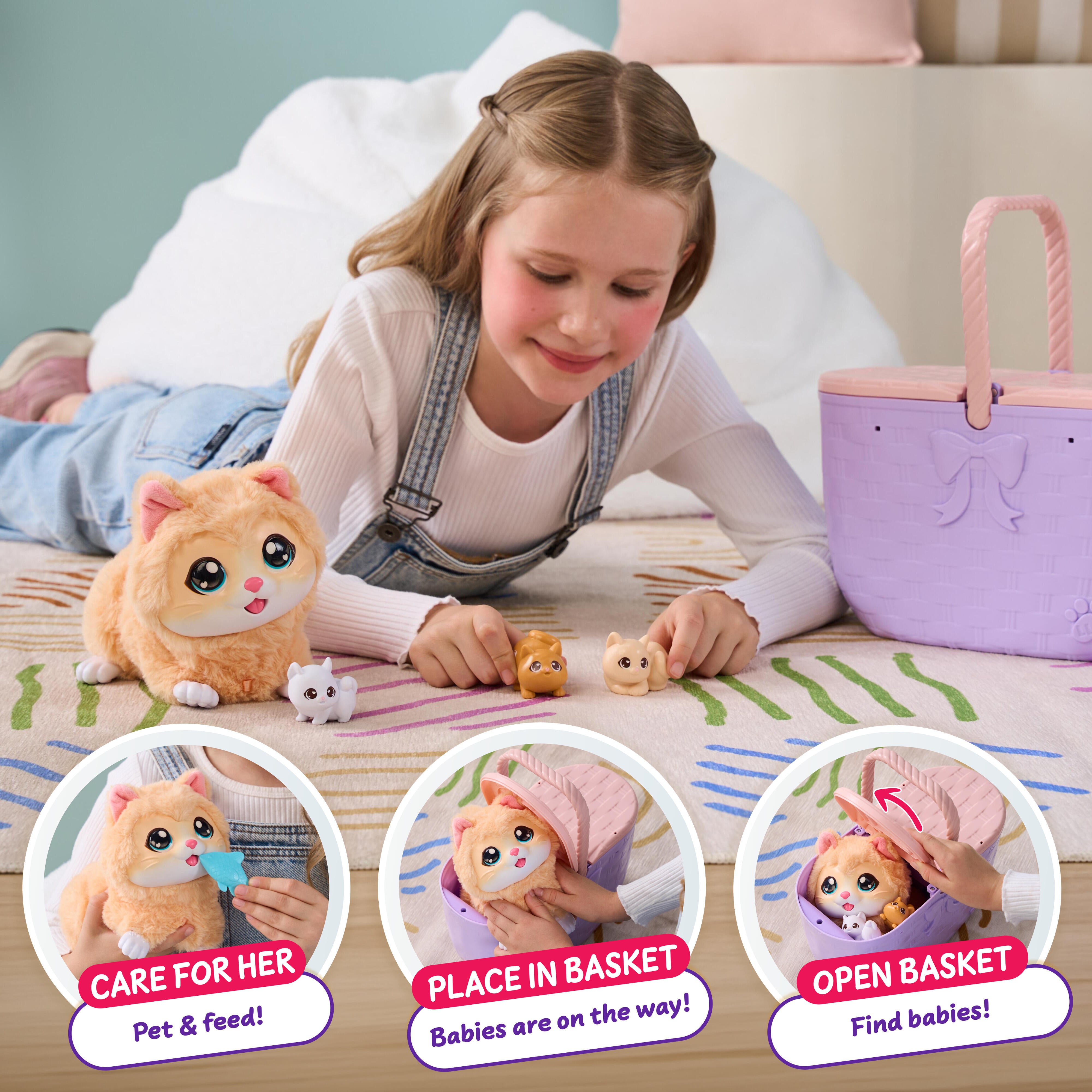 Little Live Pets Mama Surprise Kittens Playset