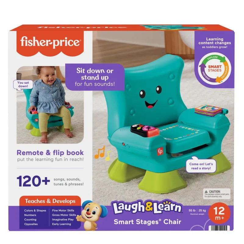 Fisher-Price Laugh & Learn Smart Stages Chair Blue