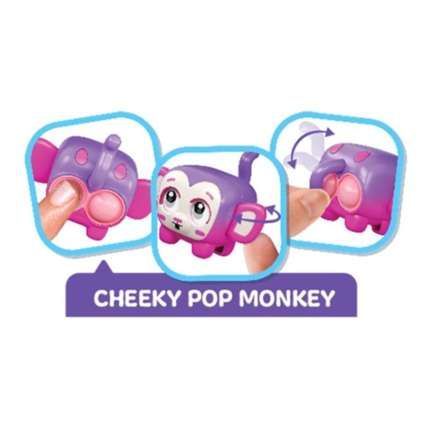 Little Live Pets - Squirkies: 3 Pack: Metallic Clickety Cat