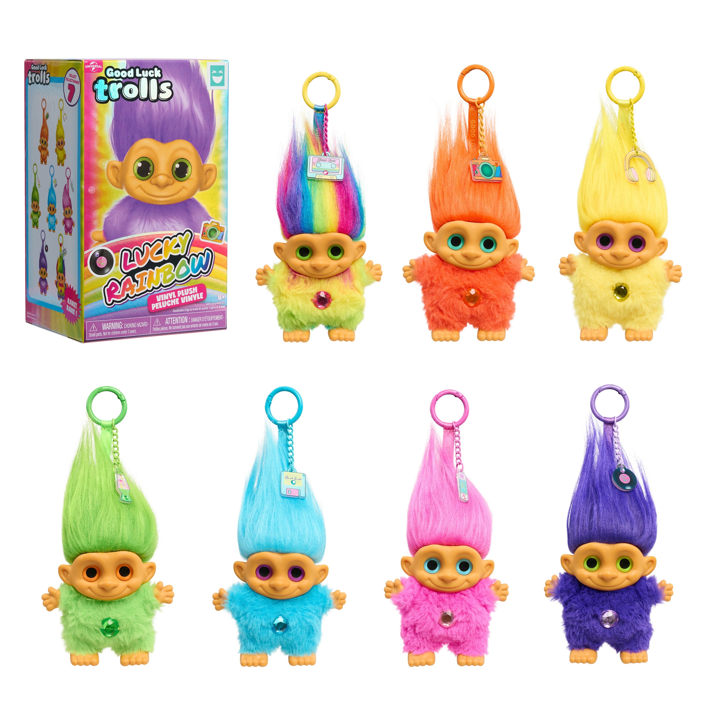 Happy Haul Good Luck Trolls Vinyl Plush Blind Box Assortment