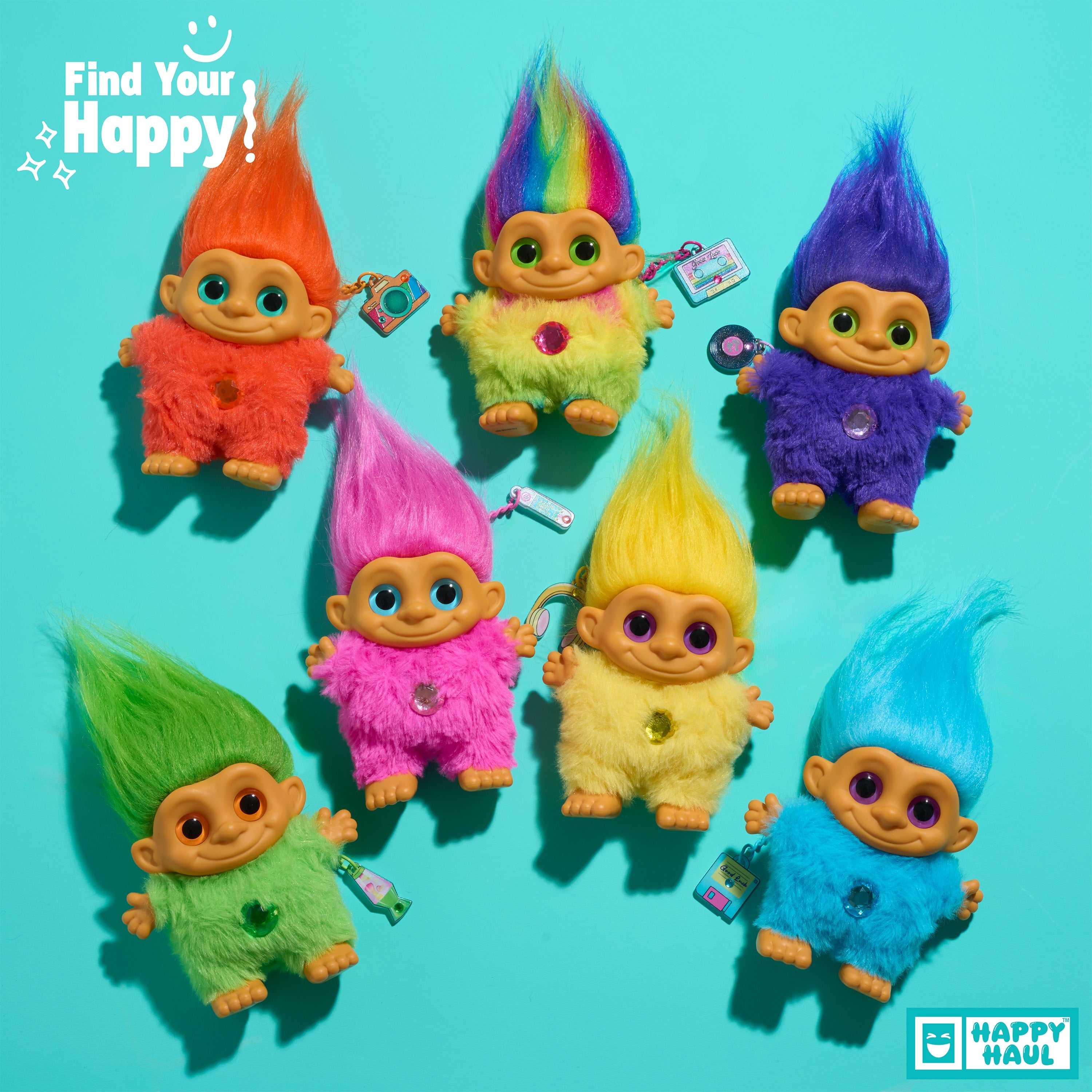 Happy Haul Good Luck Trolls Vinyl Plush Blind Box Assortment