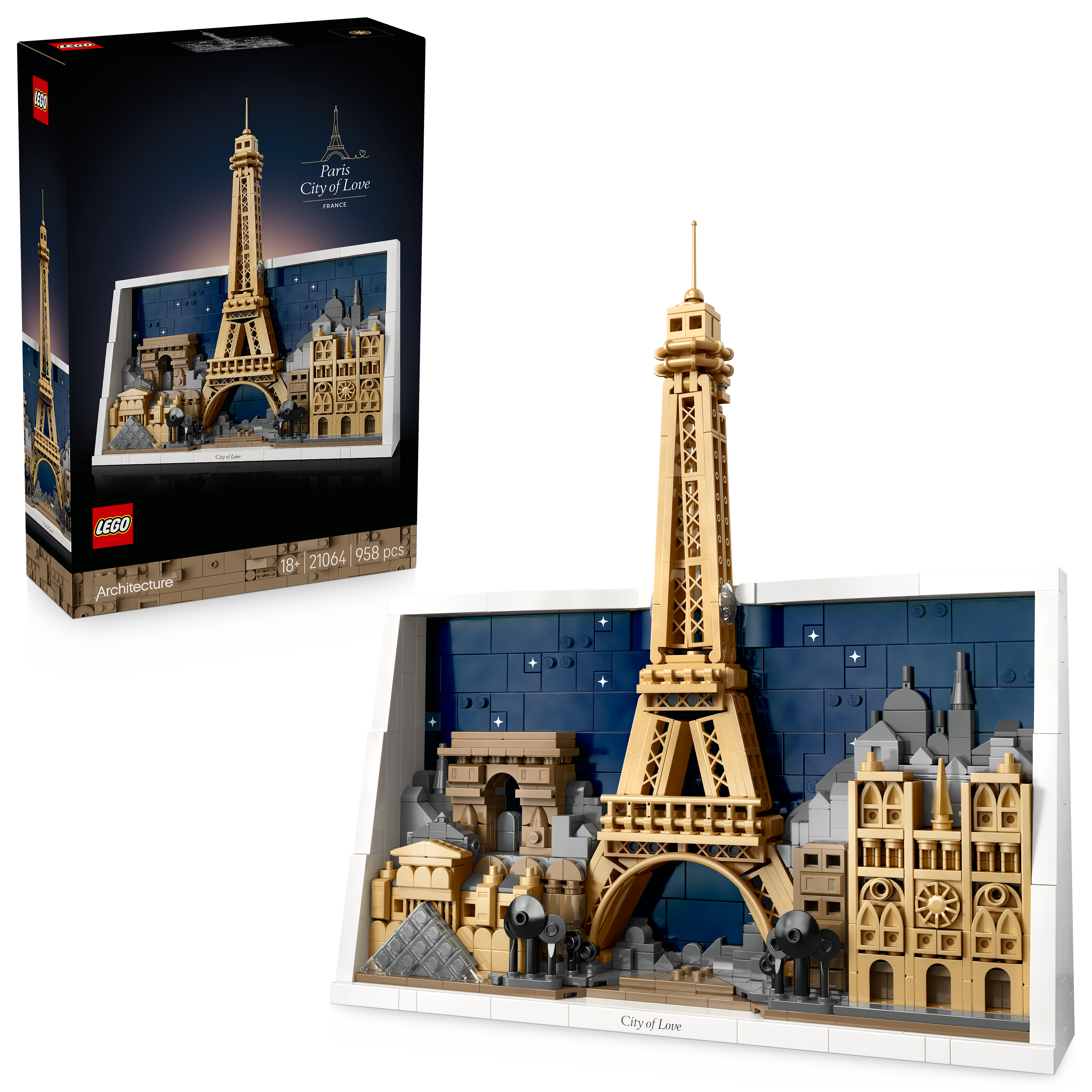 Lego® Architecture Paris – City Of Love Building Set 21064
