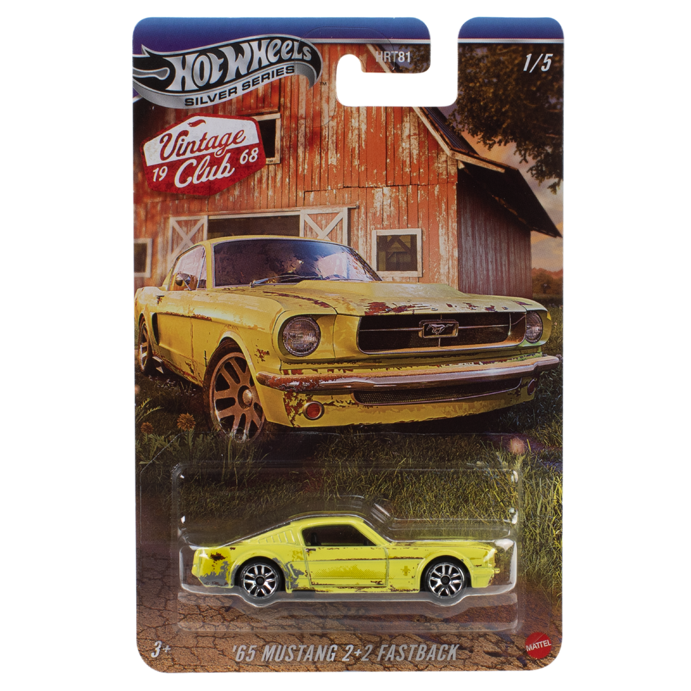 Hot Wheels 1:64 Scale Die-Cast Vintage Racing Club Car Assortment