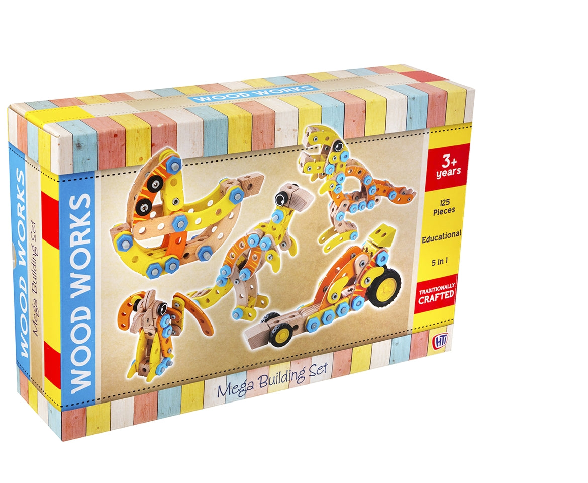 5 In 1 Mega Building Set 125 Pieces