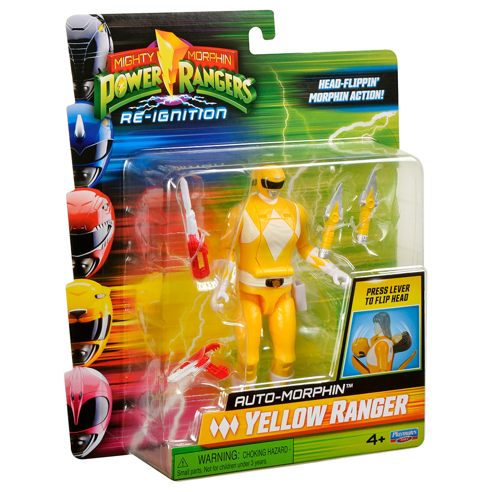 Mighty Morphin Power Rangers Re-Ignition Action Figure Yellow Ranger