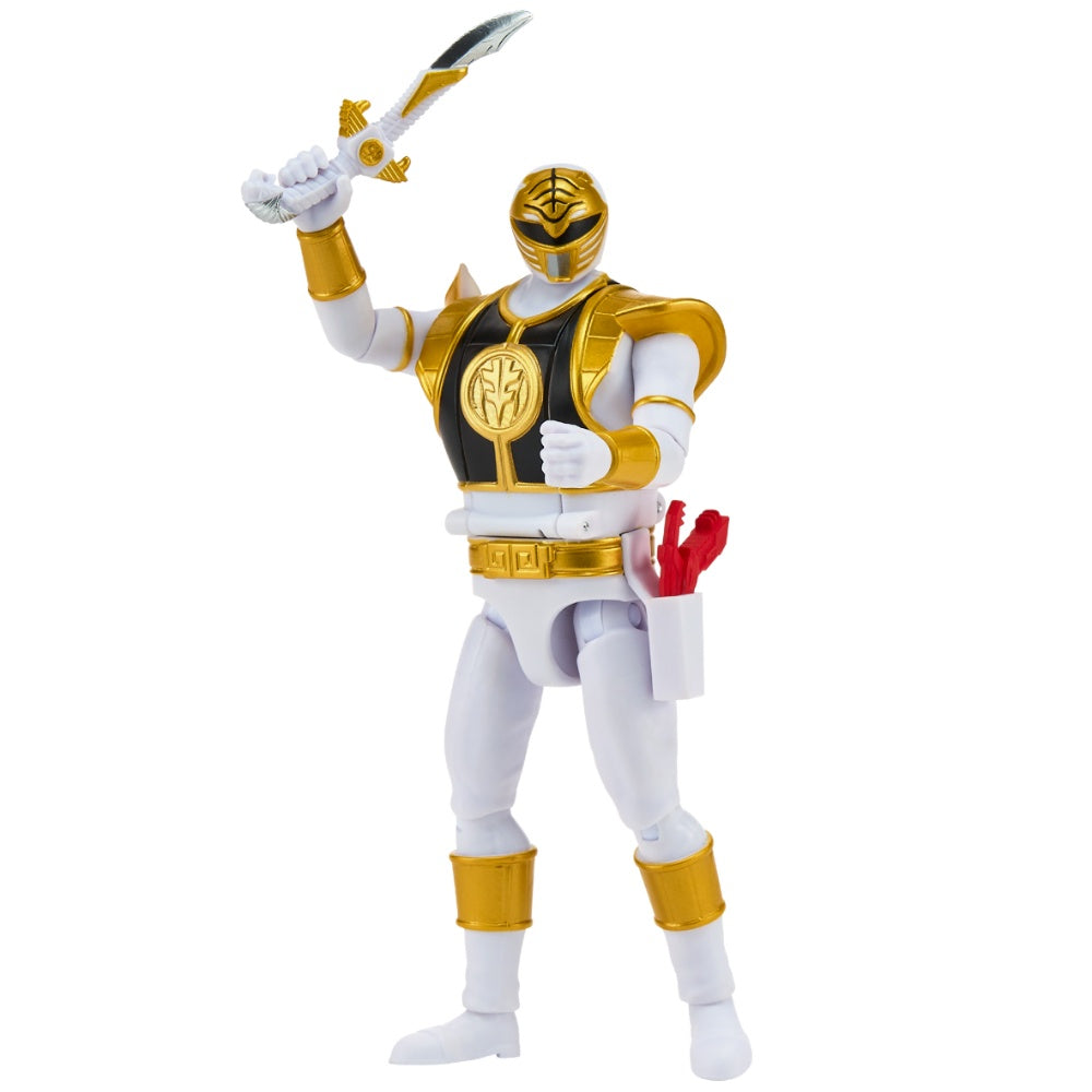Mighty Morphin Power Rangers Re-Ignition Auto-Morphin White Ranger Action Figure