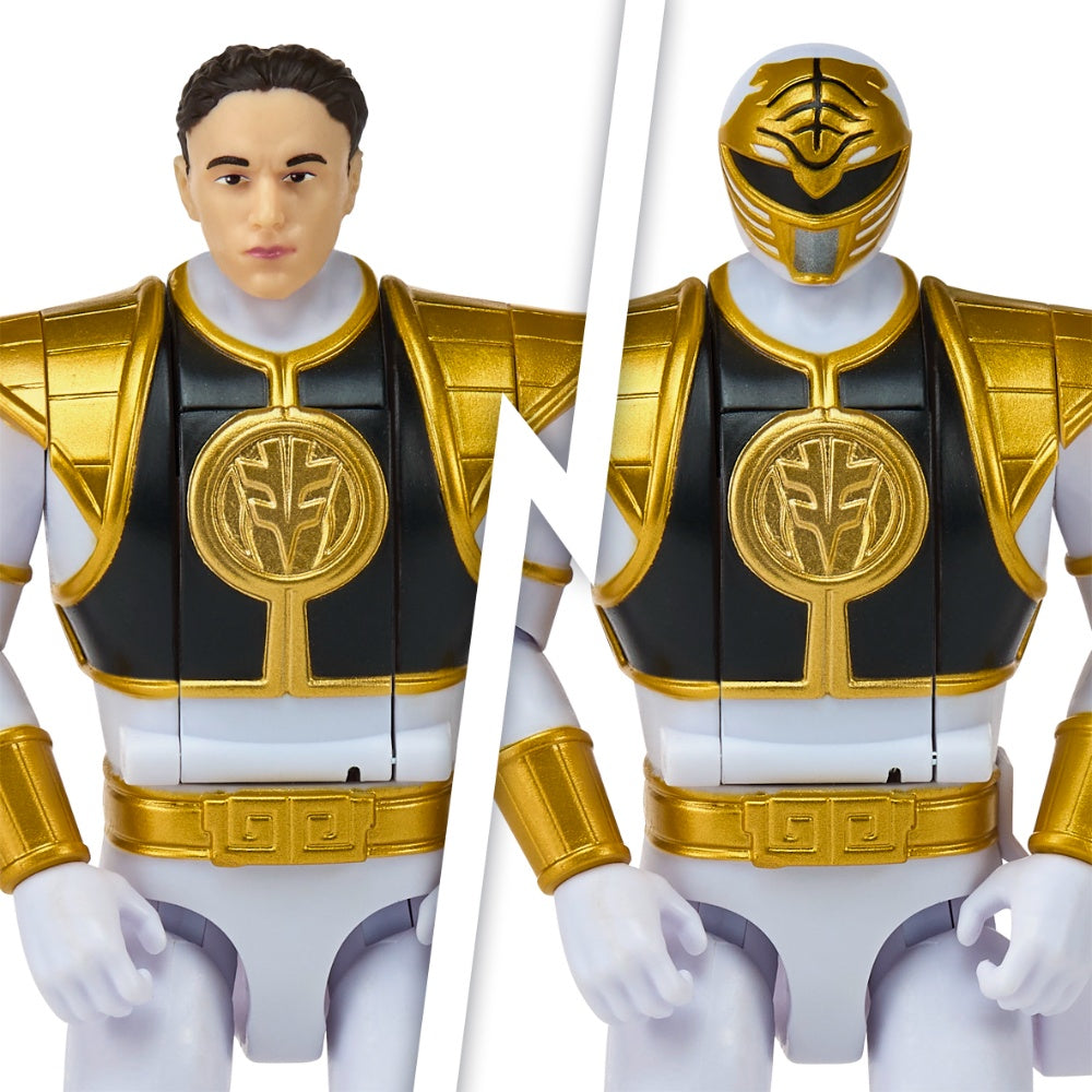 Mighty Morphin Power Rangers Re-Ignition Auto-Morphin White Ranger Action Figure
