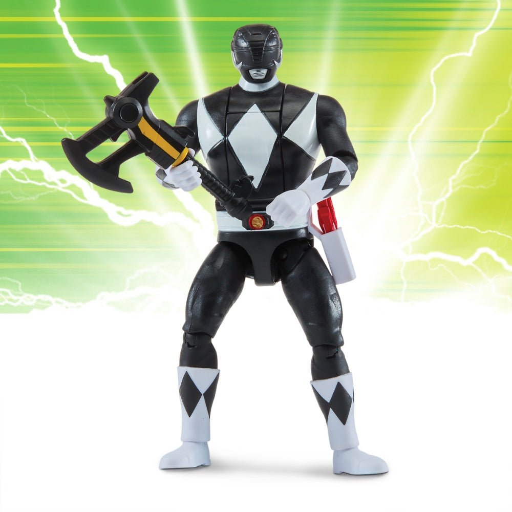 Mighty Morphin Power Rangers  Auto-Morphin Black Ranger S2 Action Figure