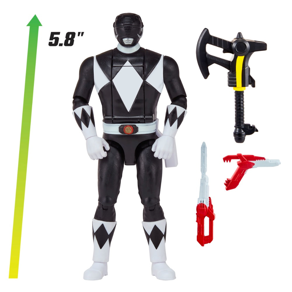 Mighty Morphin Power Rangers  Auto-Morphin Black Ranger S2 Action Figure