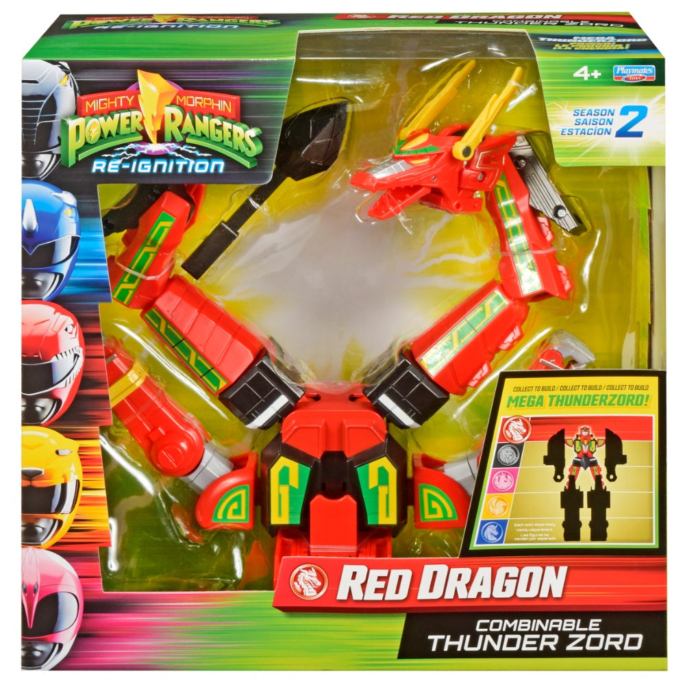 Mighty Morphin Power Rangers Combinable Thunderzord - Red Dragon
