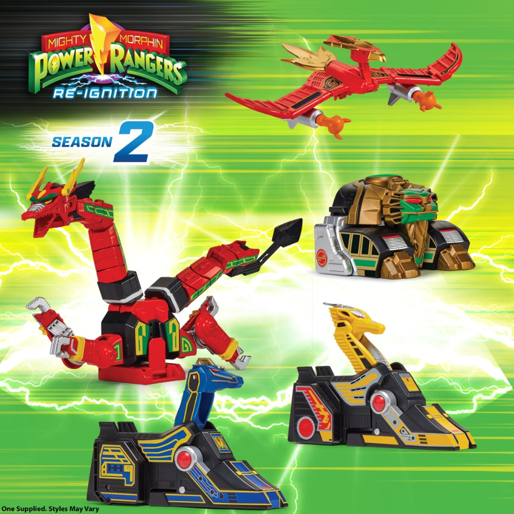 Mighty Morphin Power Rangers Combinable Thunderzord - Red Dragon