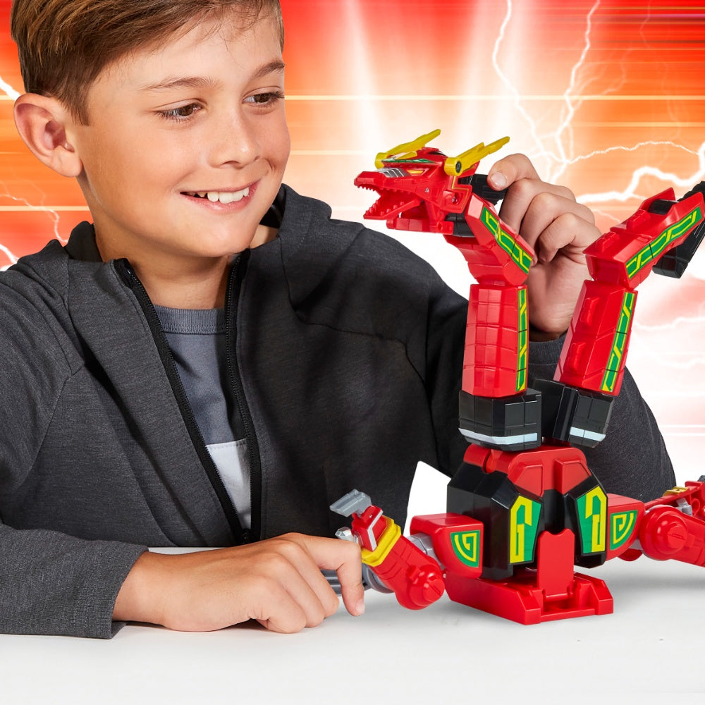 Mighty Morphin Power Rangers Combinable Thunderzord - Red Dragon