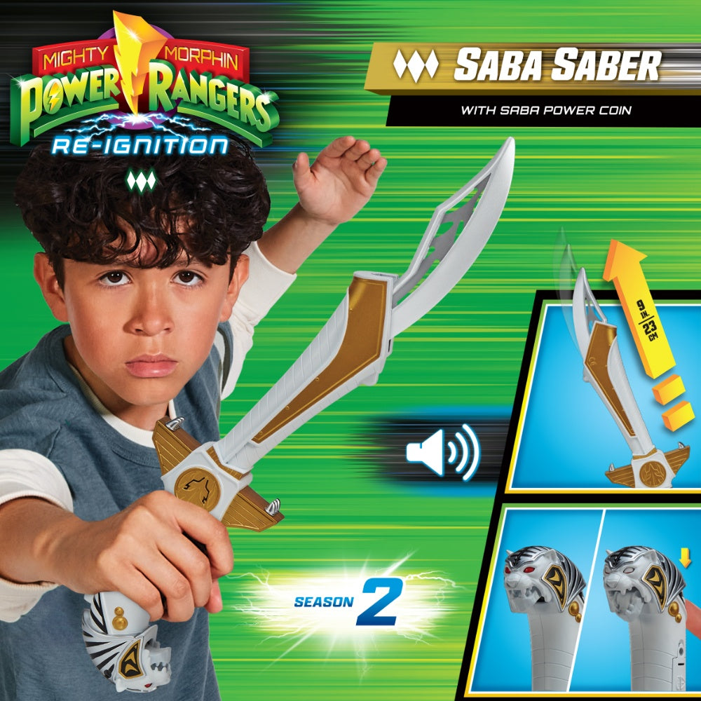 The Mighty Morphin Power Rangers 
The Saba Sword