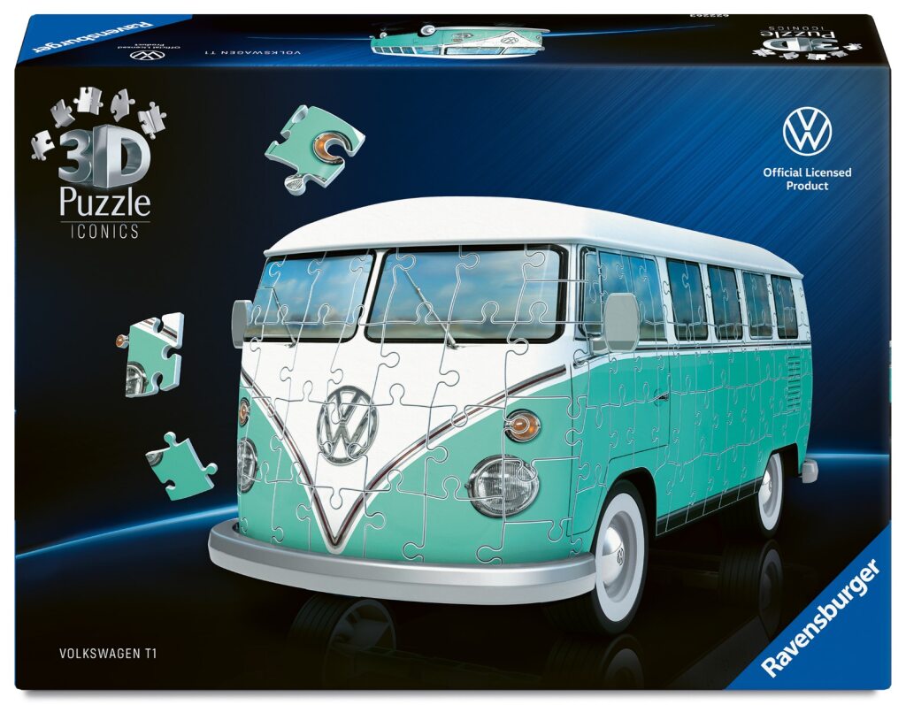 Ravensburger Volkswagen T1 Bulli 3D Puzzle, 108Pc