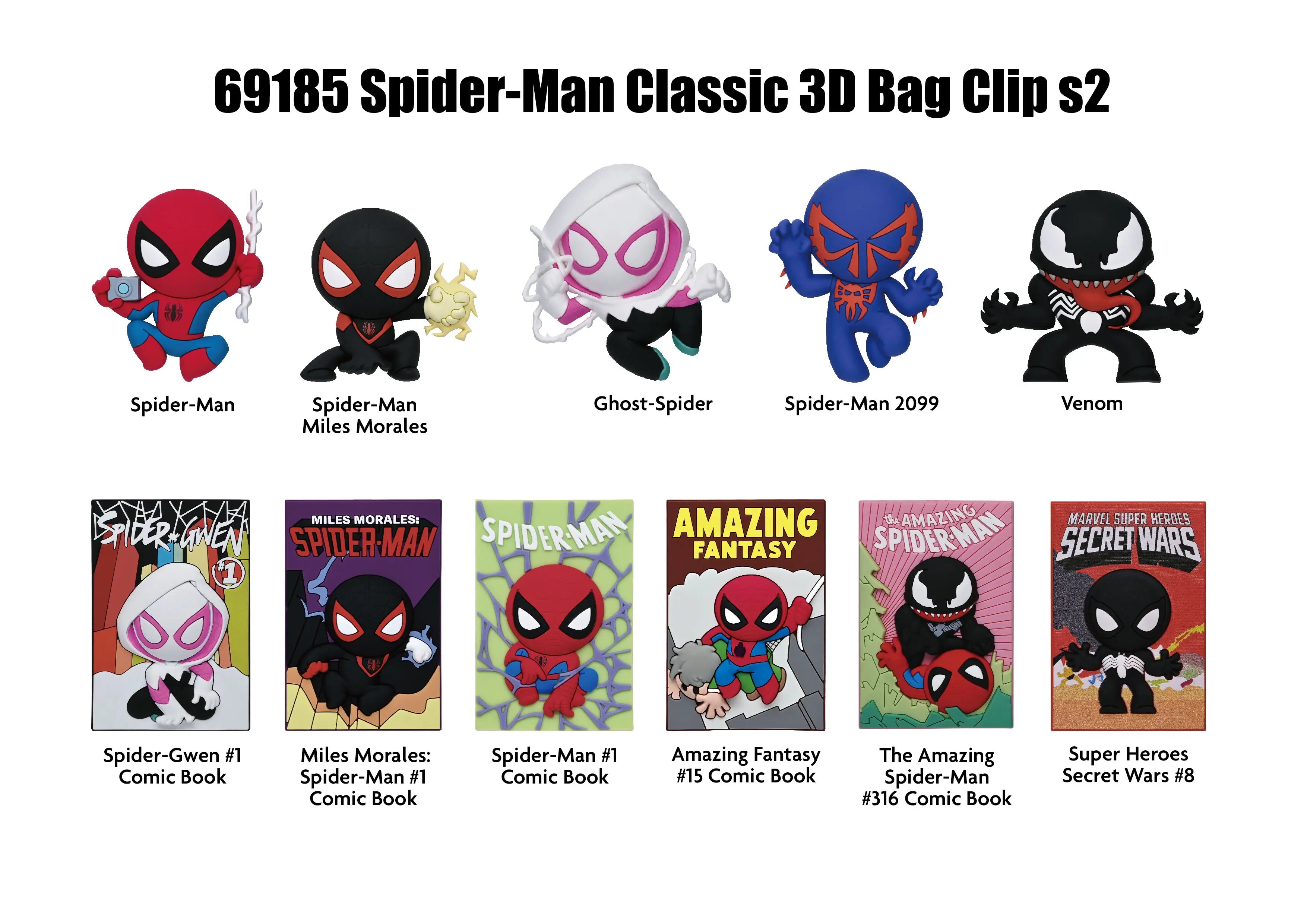 Spider-Man Classic Series 2 Bag Clips