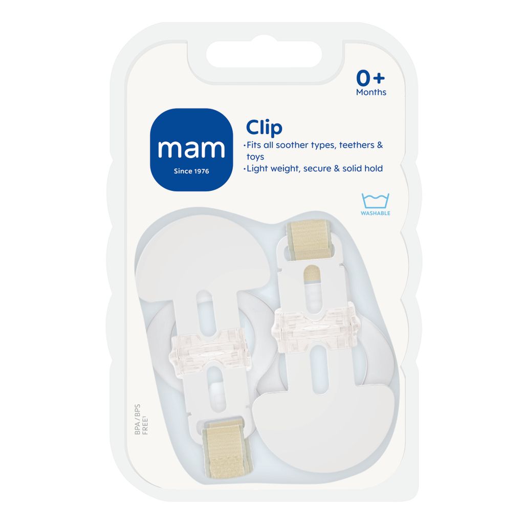 Mam Soother Clips Double Pack Assortment