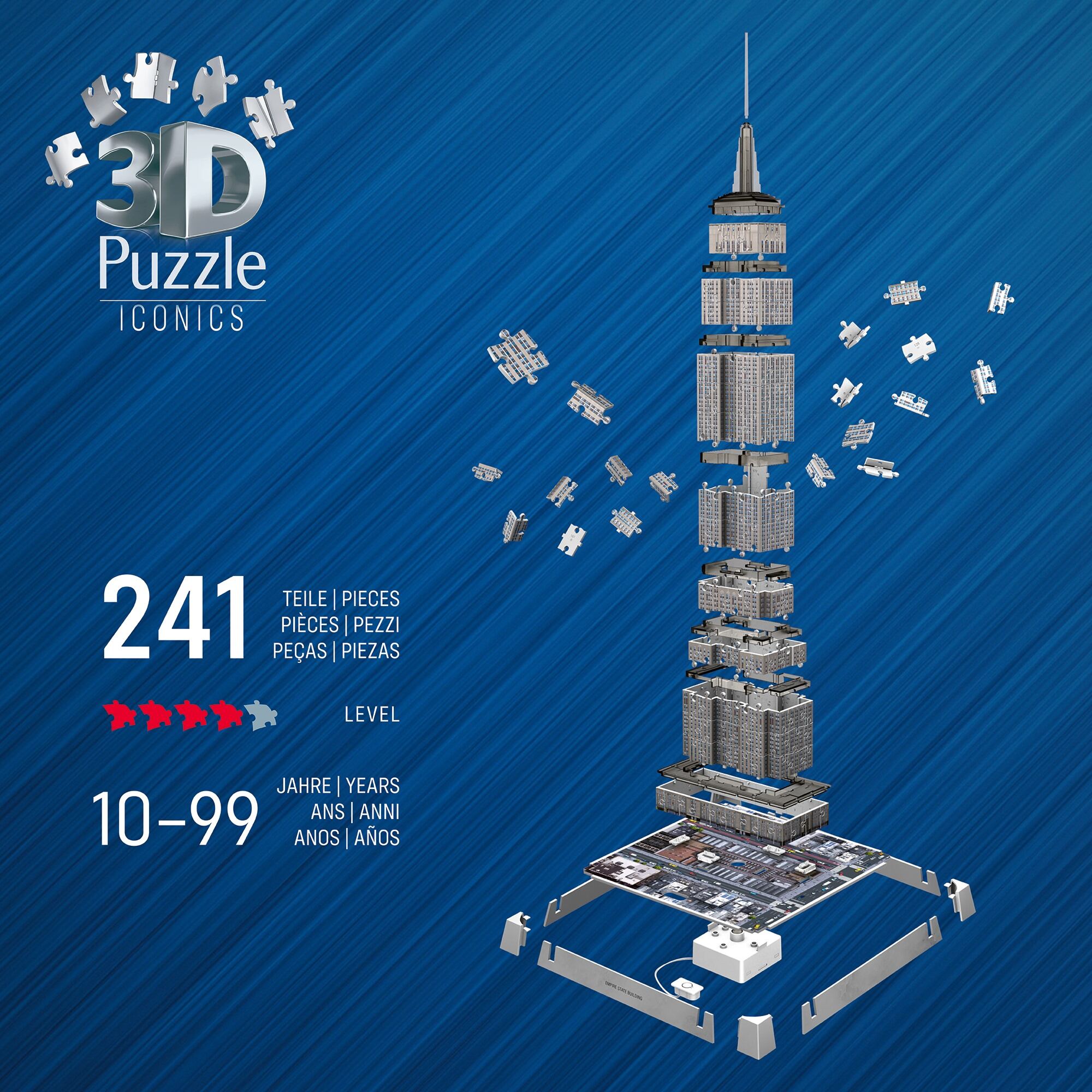 Ravensburger Iconics Empire State Building - Light Up 216 Piece 3D Jig