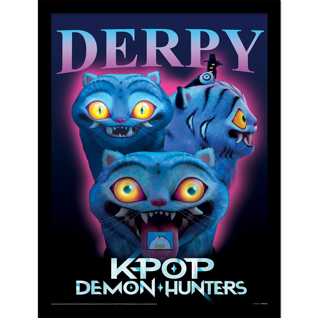 Derpy K-Pop Demon Hunters 30Cm X 40Cm Framed Print