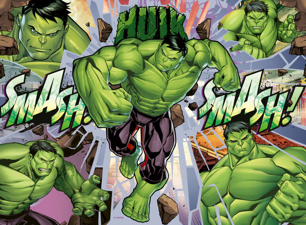 Ravensburger Marvel Hero, Hulk Xxl 100 Piece Jigsaw Puzzle - The Incredible Avenger