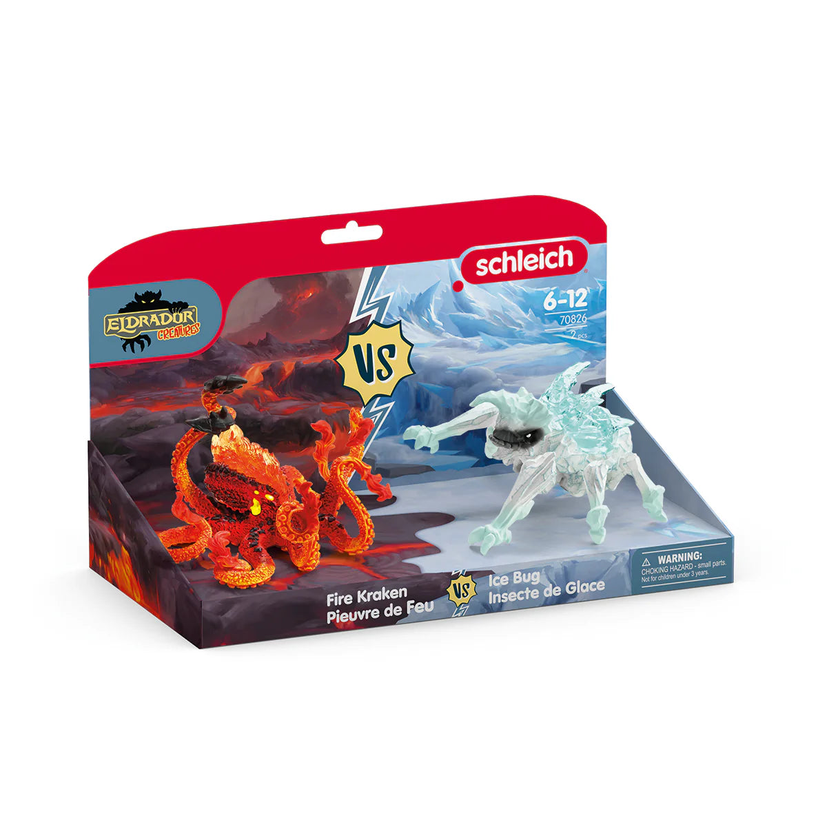 Schleich Eldrador Creatures 70826 Ice Bug Vs. Fire Kraken