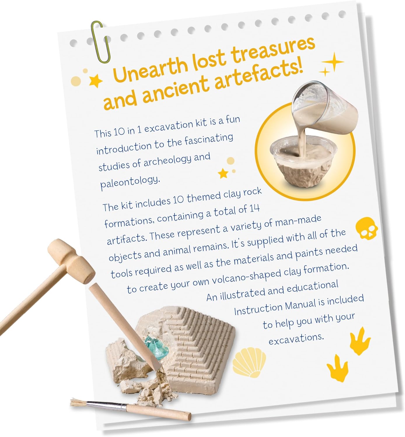 Science Mad Around The World 10 In 1 Excavation Kit