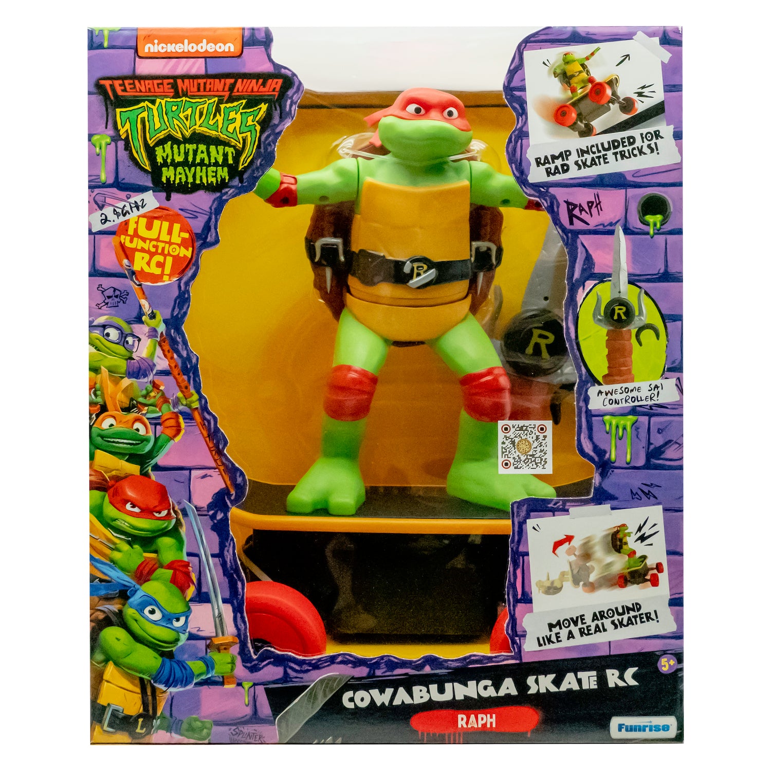 Teenage Mutant Ninja Turtles Cowabunga Skate Rc Raph