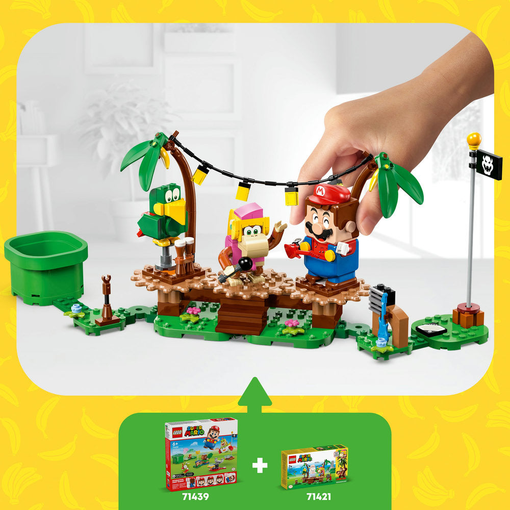 Lego® Super Mario™ Dixie Kong’s Jungle Jam Expansion Set 71421 Building Toy Set (174 Pieces)