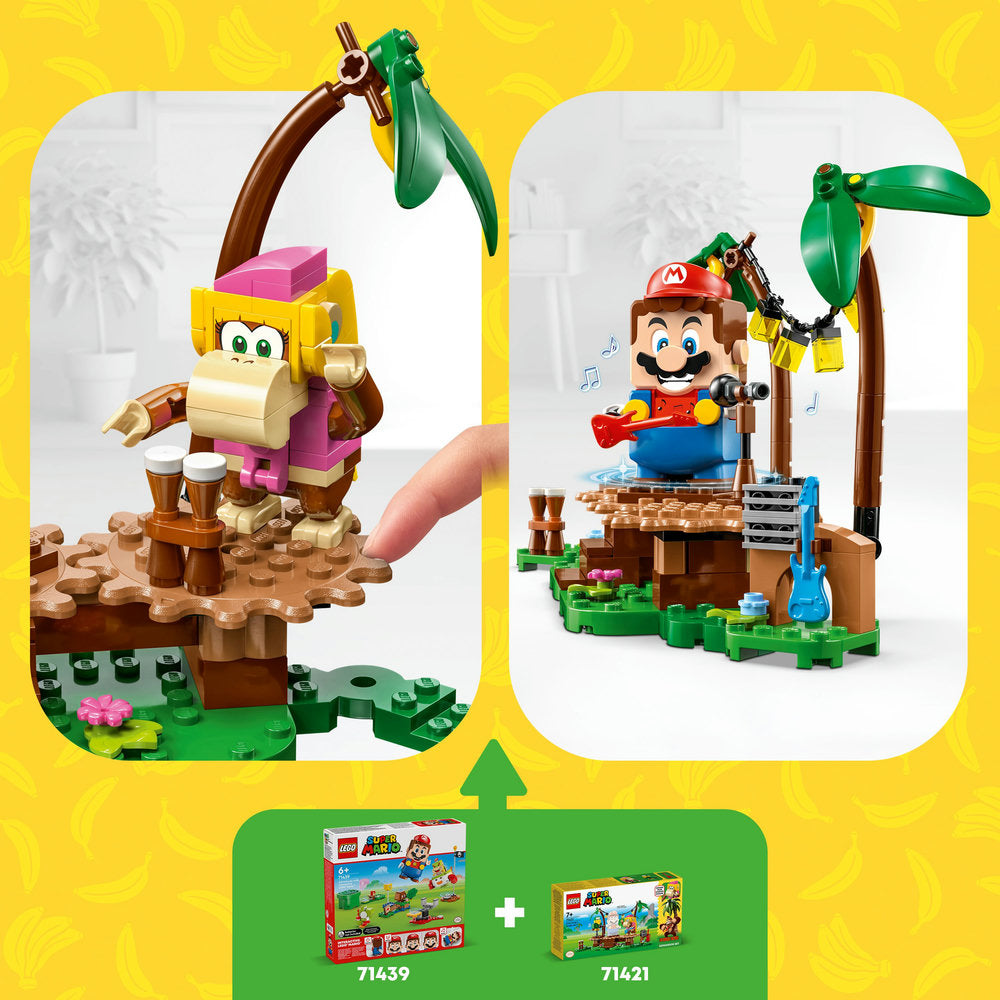 Lego® Super Mario™ Dixie Kong’s Jungle Jam Expansion Set 71421 Building Toy Set (174 Pieces)