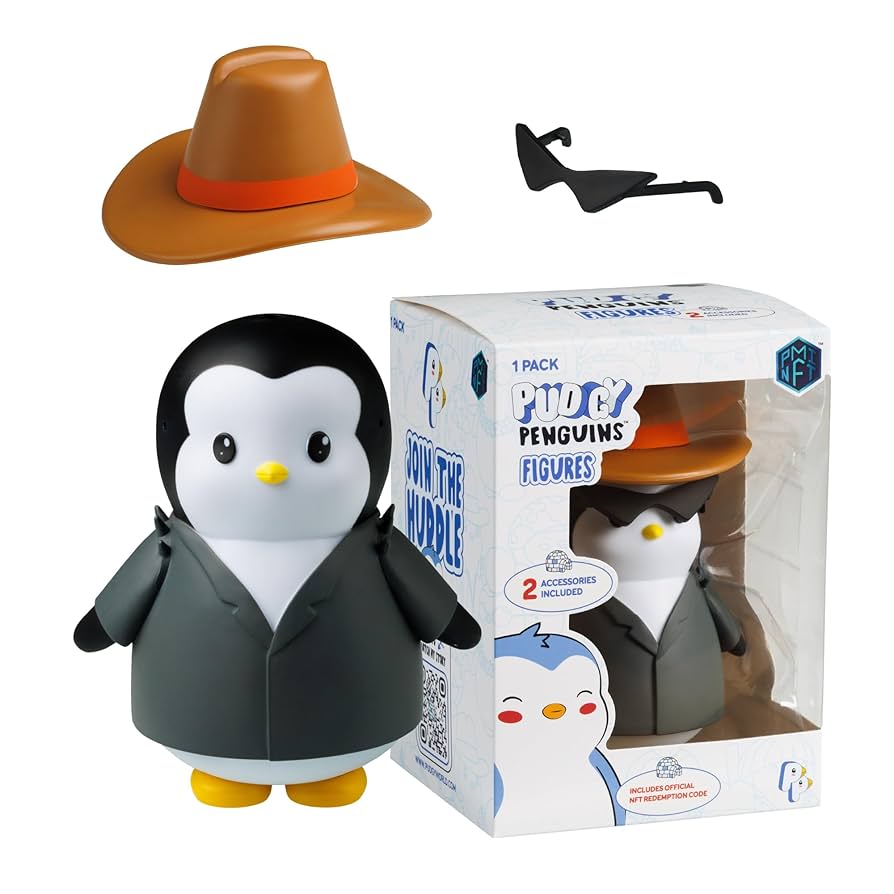 Pudgy Penguins Action Figure Cowboy Style