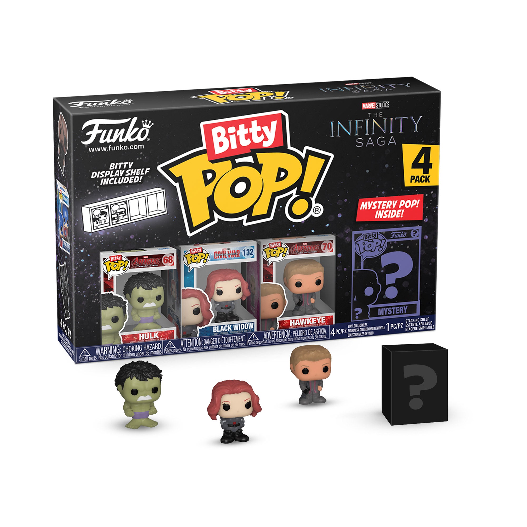 Funko Bitty Pop! 4-Pack: The Avengers Classics Display Assortment
