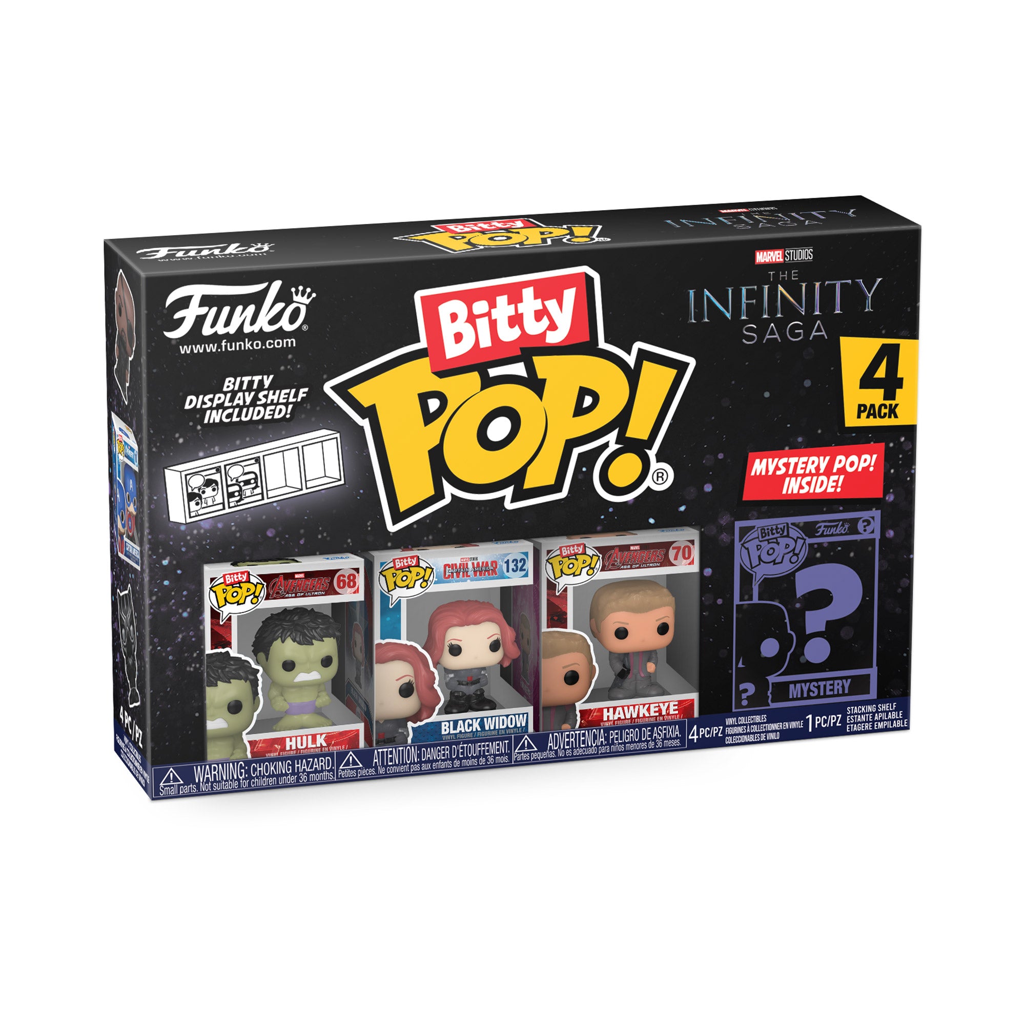 Funko Bitty Pop! 4-Pack: The Avengers Classics Display Assortment