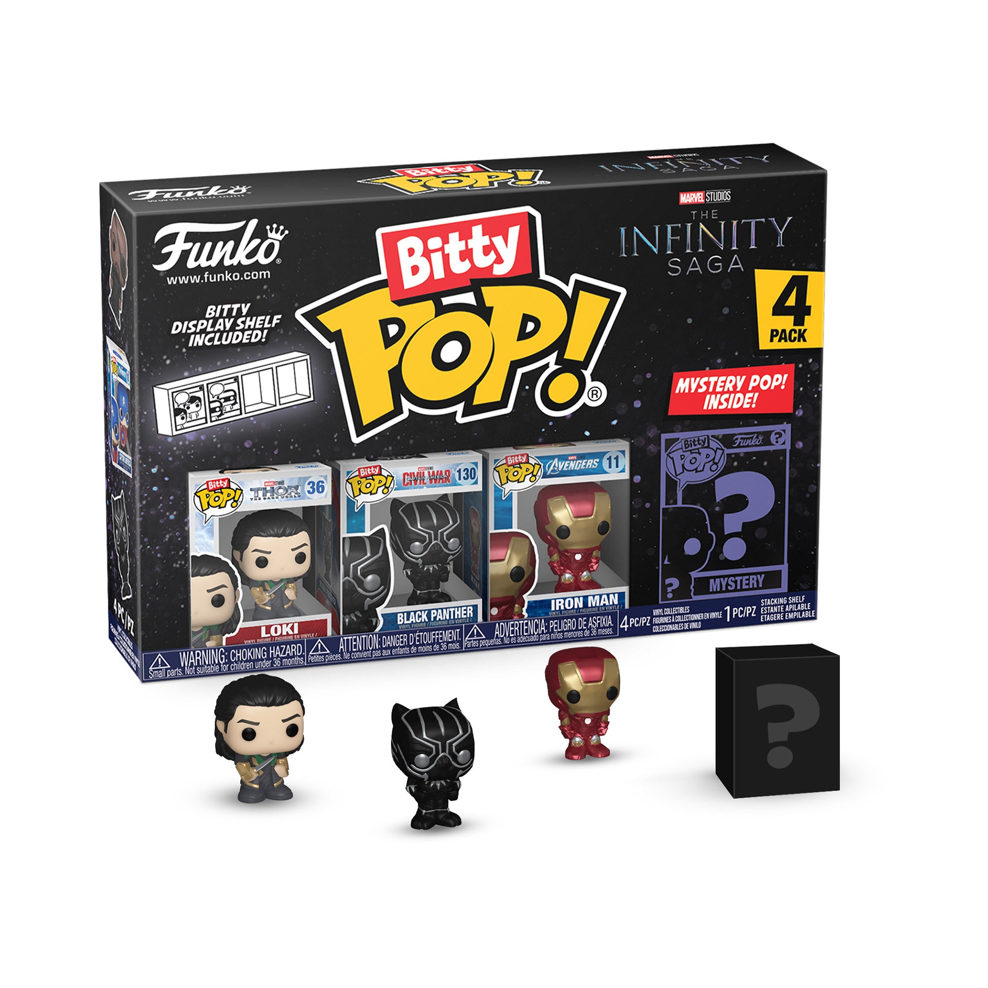 Funko Bitty Pop! 4-Pack: The Avengers Classics Display Assortment
