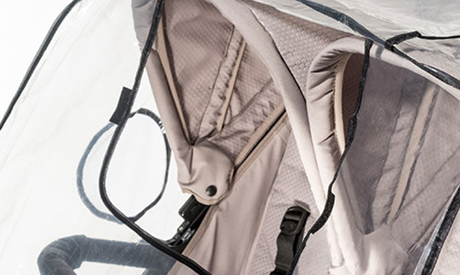 Reer Rain Cover For Twin Side By Side Pushchair