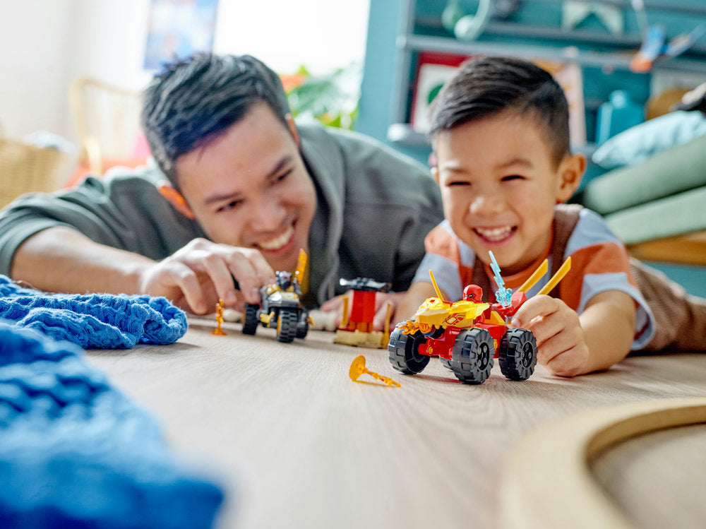 Lego® Ninjago® Kai And Ras’s Car And Bike Battle 71789 Building Toy Set (103 Pieces)