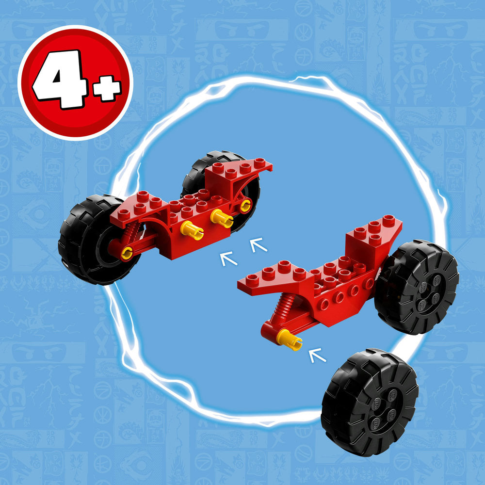 Lego® Ninjago® Kai And Ras’s Car And Bike Battle 71789 Building Toy Set (103 Pieces)