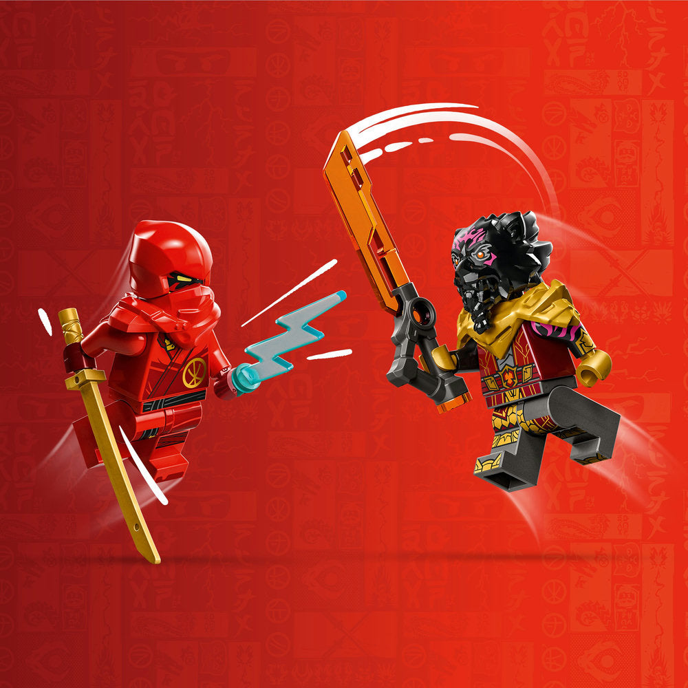 Lego® Ninjago® Kai And Ras’s Car And Bike Battle 71789 Building Toy Set (103 Pieces)