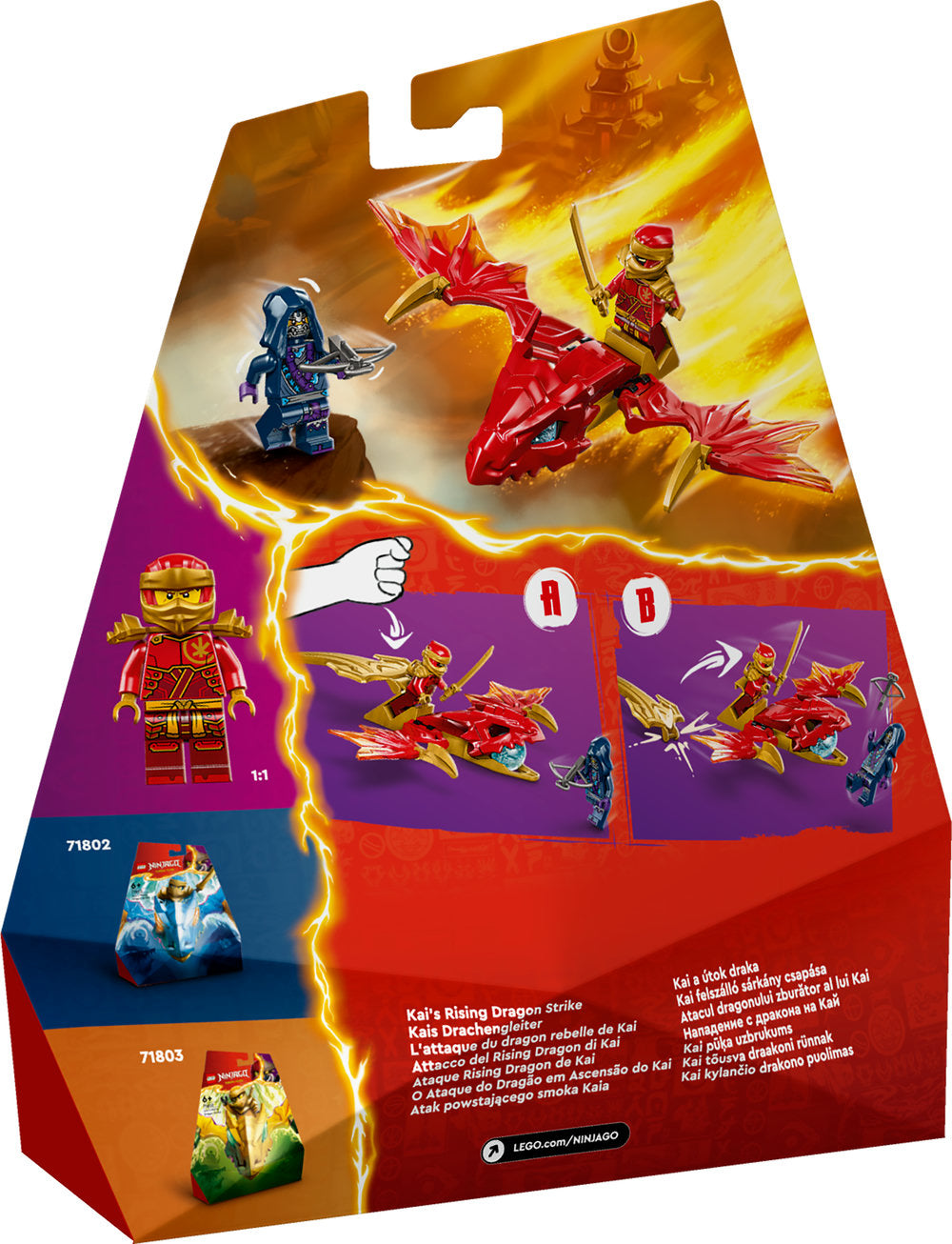 Lego® Ninjago® Kai’s Rising Dragon Strike Toy 71801