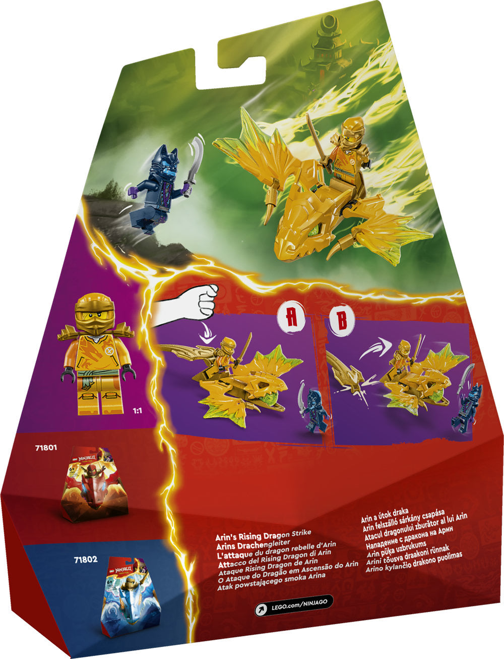 Lego® Ninjago® Arin’s Rising Dragon Strike Toy 71803