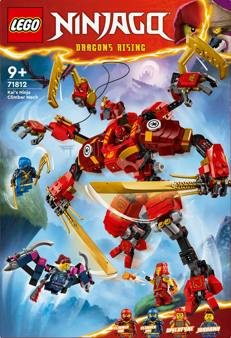 Lego® Ninjago® Kai’s Ninja Climber Mech Toy Set 71812