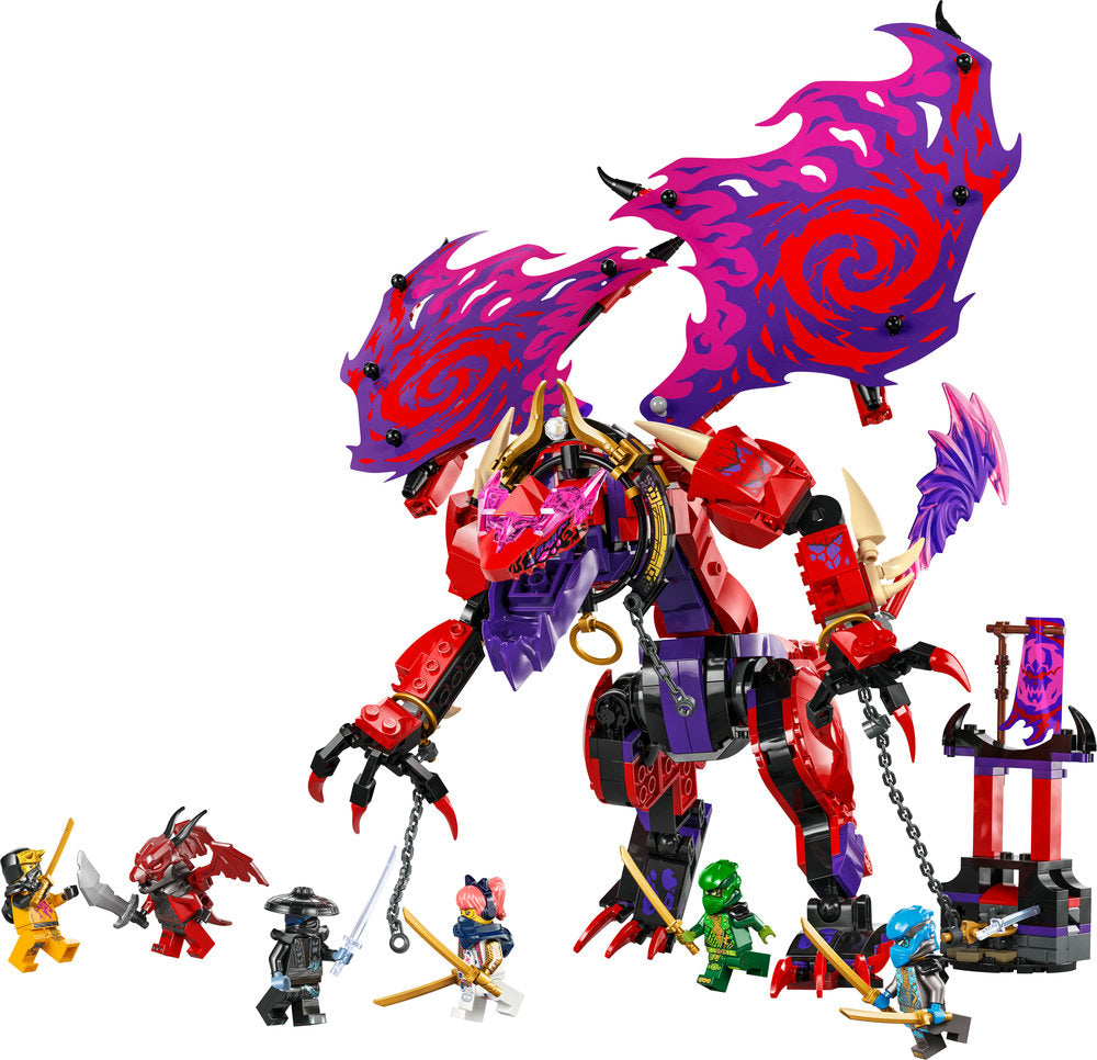 Lego Ninjago Thunderfang Dragon Of Chaos Set 71832