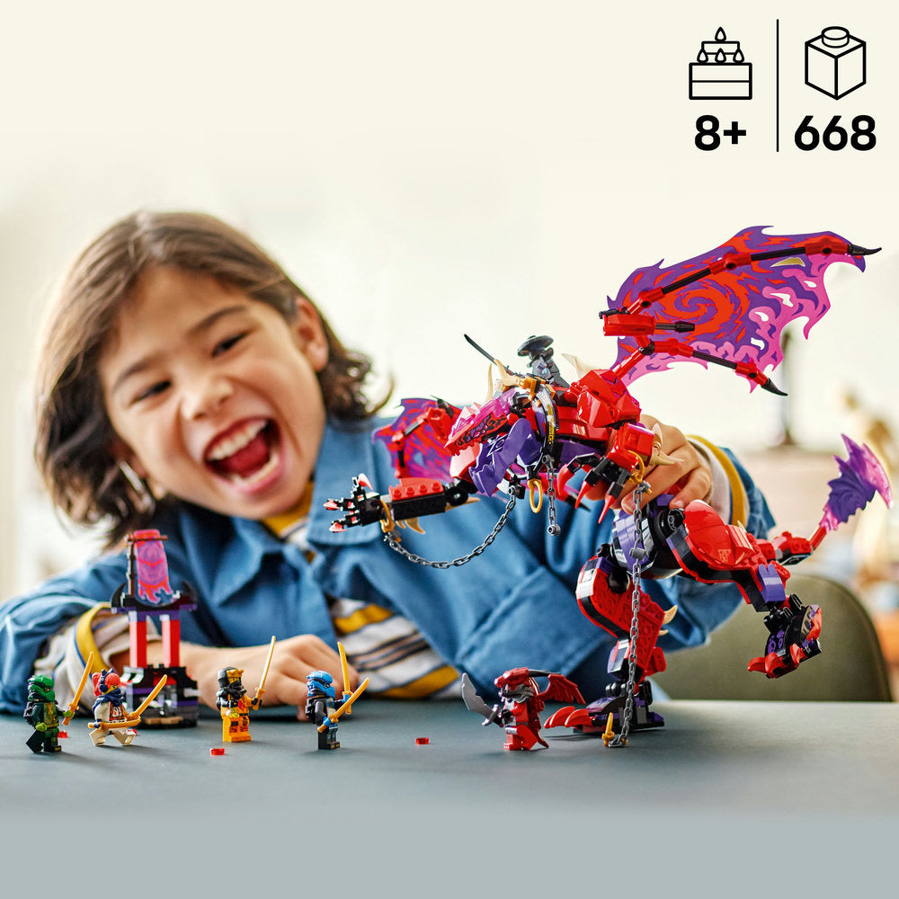 Lego Ninjago Thunderfang Dragon Of Chaos Set 71832